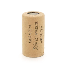 Акумуляторна батарея для шуруповерта YT-2000, Ni-Cd SC2000mAh 1.2V, 10C, 23x43 mm