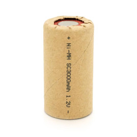 Акумуляторна батарея для шуруповерта Ni-MH SC3000mAh 1.2V, 10C, 22,5x42,5 mm