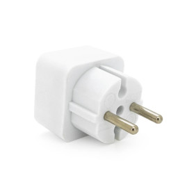 Розетка двійник без заземлення SQ-ZDB01/2, 2x2.5A(10A) 250V~Max, 1100W, White, 2Р, Q200