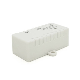 POE інжектор IEEE 802.3af PoE з портом Ethernet 10/100 Мбіт/с, White