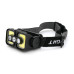 Налобний ліхтарик Voltronic K361,1 Cob, 3 Led+Red, 5 режими, корпус-пластик, водостійкий, ip44, живлення АКБ вбудований, USB Type-С-кабель, 6500K, BOX