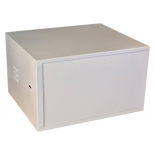 Антивандальна шафа VAGOS Lite 19" 7U - 0.8мм (520х320x450) двері пенал, замок - сувальдний, 6відп. 22мм