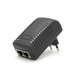 POE інжектор RITAR48V 0,5A (24Вт) 2 порти (RG-45 10/100Мбіт/с + RG-45 POE) Євро вилка