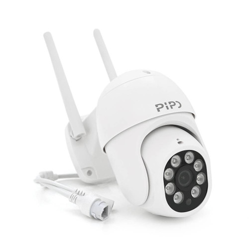 5Мп Wi-Fi/LAN відеокамера вулична SD/карта PiPo PP-IPC37D5MP25 PTZ 2.8mm ICSee