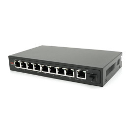 8мі портовий PoE Full Gigabit комутатор ONV-POE33108PFG, 8xPoe1000Мбіт + 1х1000 Мбіт + 1xSFP 1000Мбіт, до 250м, IEEE802.3af/at, потужність 110Вт