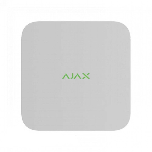 Мережевий відеореєстратор Ajax NVR (8ch) white, роздільна здатність до 4К, підтримка ONVIF/RTSP, декодування H.265/H.264, ємність до 16Тб