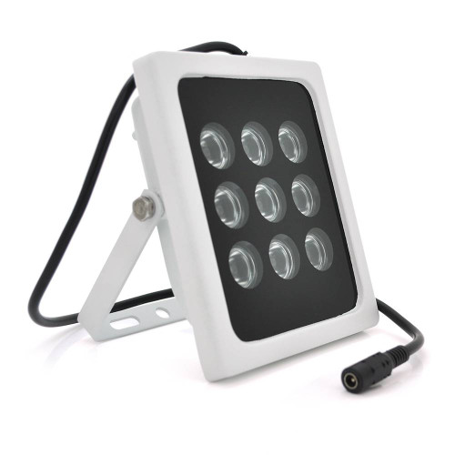 ІЧ-прожектор GY-IR009. 12V, 36W, 9LED, IP66, 850Нм, кут огляду 90 °, дальність до 120м.