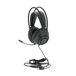 Ігрові навушники з мікрофоном Fantech HQ55 PORTAL, 7.1-Channel, RGB, Black, Color Box
