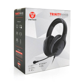 Ігрові навушники з мікрофоном Fantech MH88 TRINITY, 7.1-Channel, USB, Black, Color Box