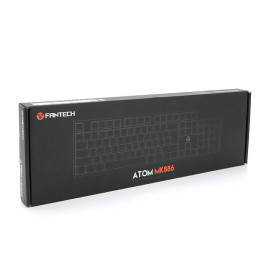 Клавіатура USB Fantech ATOM MK886, (Eng/Укр/Рус), Grey (red switch), 104к, Q10