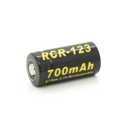 Акумулятор 16340/CR123 Li-Ion Soshine 16340P-3.7-700 Protected, 700mAh, 0.7A, 4.2/3.6/2.75V, Black