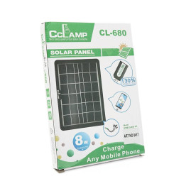 Сонячна панель із USB виходом CCLamp CL-680 8W, Box