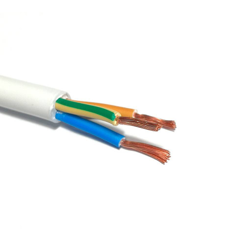 Кабель Одескабель H05VV-F 3G1,5 білий, ціна за метр