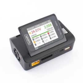 Зарядний пристрій ToolkitRC M9 600Вт, тип АКБ LiPo, LiHv, Li-ion, NiMh, LiFe, Pb, USB iнтерфейс, XT60, вхiд 7-35В, вес 235г, без БЖ