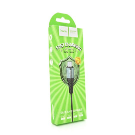 Кабель Hoco X38, Micro-USB, 2.4A, Black, довжина 1м, BOX