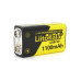 Акумулятор LiitoKala 9V/1100mAh, крона, Type-C вихід, NiMH Rechargeable Battery