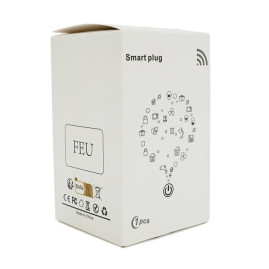 WI-FI розетка 16A+ лічильник електроенергії, White, Box