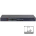 16-портовий керований PoE комутатор DH-CS4218-16ET-190 з 16 портами POE 100Мбіт + 2/UP-Link 1000Мбіт + 2/SFP 1000Мбіт, 190Вт, 440x220x44 мм