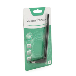 Бездротовий мережний адаптер Wi-Fi-USB LV-UW07RK-5db, RTL8188, 802.11bgn, 150Mbps, 2.4GHz, Win10/8.1/8/7/XP, Mac OSX 10.7~10.10 and Linux, Blister