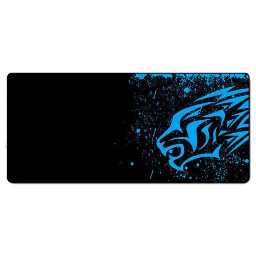 Килимок 300*700 тканинний Blue tiger з боковою прошивкою, товщина 2 мм, Black, Пакет