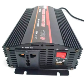 Інвертор напруги UKC 1800ВА(900Вт)+CHARGE 20A, 12/220V approximated, 1 універсальна розетка, Box