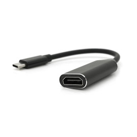 Конвертер Type-C (тато) на HDMI(мама) 10cm, Black, 4K/2K, Пакет
