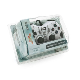 Геймпад Brazzers BR-8700 провідний для ПК, USB 2.0, White, Blister