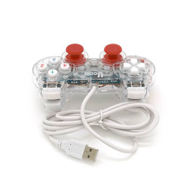 Геймпад Brazzers BR-Ucom провідний для ПК, USB 2.0, Transparent, Blister