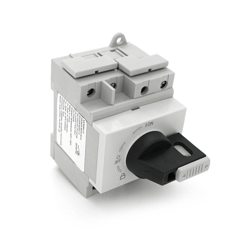 Поворотний вимикач зовнішнього монтажу HGN4-L1-25, DC1000V, 25A, 2P, IP66, Grey