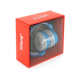 Навушники провідні Jedel WAVE6, з мікрофоном, Blue, Box