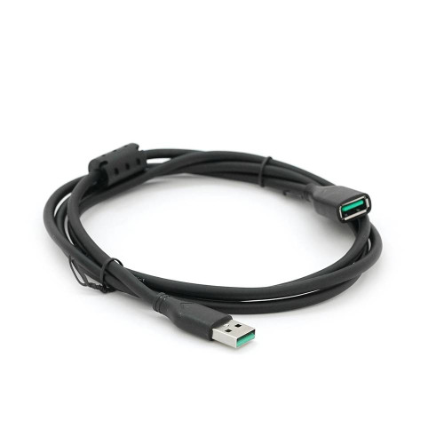 Подовжувач VEGGIEG V-U105, USB 2.0 AM/AF, 1,0m, Black, Пакет