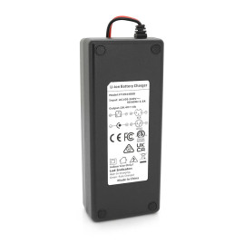 Зарядний пристрій для акумуляторів Li-ion 24V(29,4V),7S,4A, індикація,з крокодилами 172x72x40mm