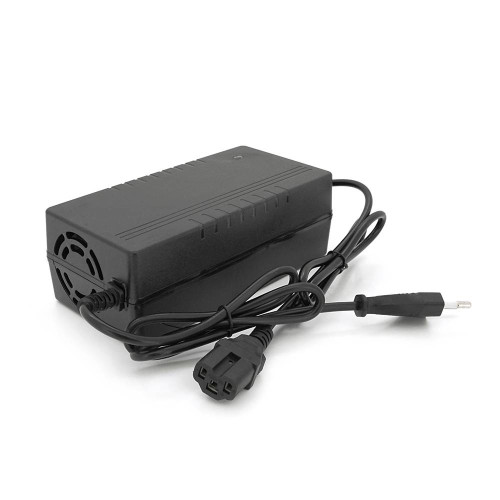 Зарядний пристрій для акумуляторів Li-ion 36V(42V),10S,5A, штекер Triangle plug (T-tipe/IEC/C13 N+L-, з індикацією
