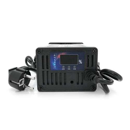 Зарядний пристрій для акумуляторів Li-ion 60V(71,4V),17S,8A, 600W. штекер Triangle plug (T-tipe/C13/IEC). 185x88x60mm 1 кг