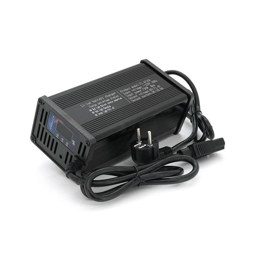 Зарядний пристрій для акумуляторів Li-ion 60V(71,4V),17S,20S,10A, 600 Вт. штекер Triangle plug (T-tipe/C13/IEC).185x88x60mm. 1,5 кг