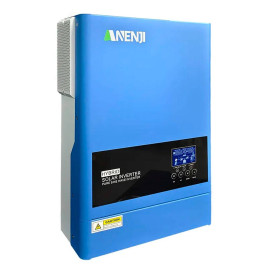 Гібридний інвертор ANENJI ANJ-6200W-48V-WIFI, 6200W, 48V, charge 80A(max), 170-280V, МРРТ60-500VDC, RS485. RS232, WiFi,482x290x113mm, 10 kg, Q1