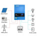 Гібридний інвертор ANENJI ANJ-6200W-48V-WIFI, 6200W, 48V, charge 80A(max), 170-280V, МРРТ60-500VDC, RS485. RS232, WiFi,482x290x113mm, 10 kg, Q1