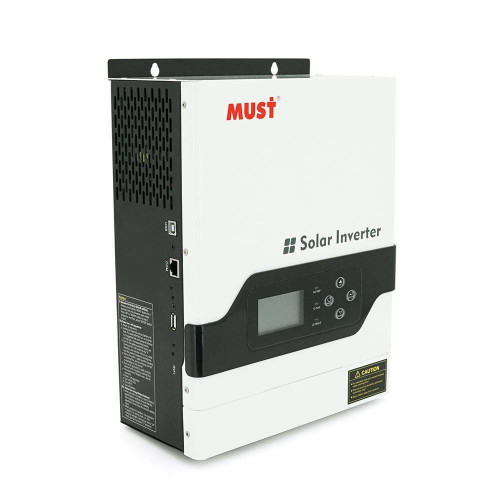 Гiбрiдний ДБЖMUST PV18-1512VPM, 1500W, 12V, ток заряда 10/20А, 160-275V, MPPT (60А, 15-145 Vdc)