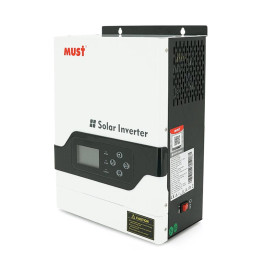 Гiбрiдний ДБЖMUST PV18-1512VPM, 1500W, 12V, ток заряда 10/20А, 160-275V, MPPT (60А, 15-145 Vdc)