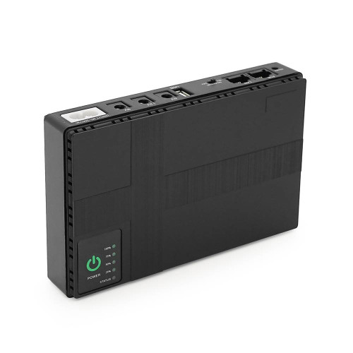 UPS-18W для роутерів/комутаторів/PON/POE-430, 5//9/12V, 1/2A, Li-ion 8800MAh, Black, BOX