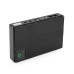 UPS-18W для роутерів/комутаторів/PON/POE-430, 5//9/12V, 1/2A, Li-ion 8800MAh, Black, BOX