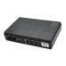 UPS-18W для роутерів/комутаторів/PON/POE-430, 5//9/12V, 1/2A, Li-ion 8800MAh, Black, BOX
