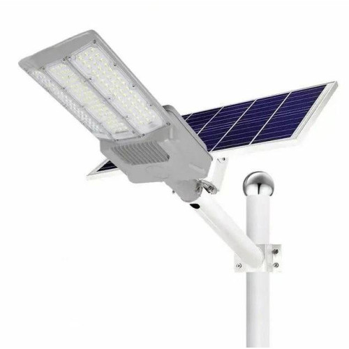 Вуличний ліхтар VargoSolar із сонячною батареєю на стовп 3VPP, 1 режим, 300W, ip65, вбудований акумулятор 15000mah, White, Box