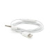 Кабель-перехідник MH021 Jack 3.5mm(M) => Lighting(M), 1м, White, Box