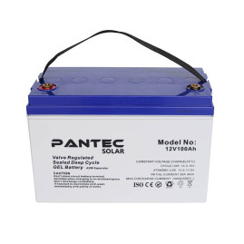 Акумуляторна батарея PANTEC100-12 GEL 12V 100 Ah (330 x 173 x 218), 30.4 kg Grey Q1/48