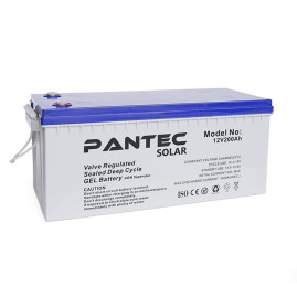 Акумуляторна батарея PANTEC200-12 GEL 12V 200 Ah (522 x 240 x 224), 60.3 kg Grey Q1/48