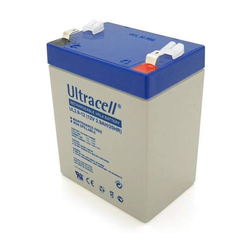 Акумуляторна батарея Ultracell UL2.9-12 AGM 12V 2,9Ah(79 x 56 x 105) White Q10