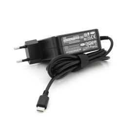 Блок живлення MERLION NEW для ноутбука LENOVO 65W штекер Type-C, довжина 0,9м + кабель живлення
