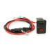 АЗУ FPUV-B, PD+QC3.0, Type-C: 30W, 5V-3A/9V-3A/12V-2.5A, USB: 18W, 5V-3.4A/9V-2A/12V-1.5A, 33x23mm, LED Blue, Black