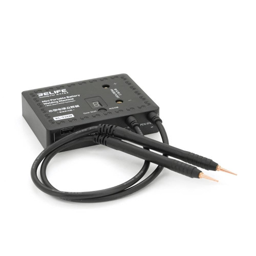 Міні точкове зварювання RL-936W, USB in: 5V 2A, OUT:650А(max), АКБ: 4000mAh, LED дисплей, 86х26х113mm, 4,2W